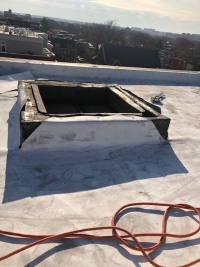 Commercial Roof Replacement -- Before