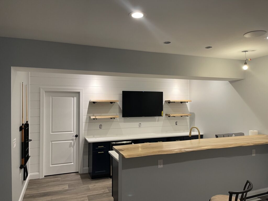 basement kitchen